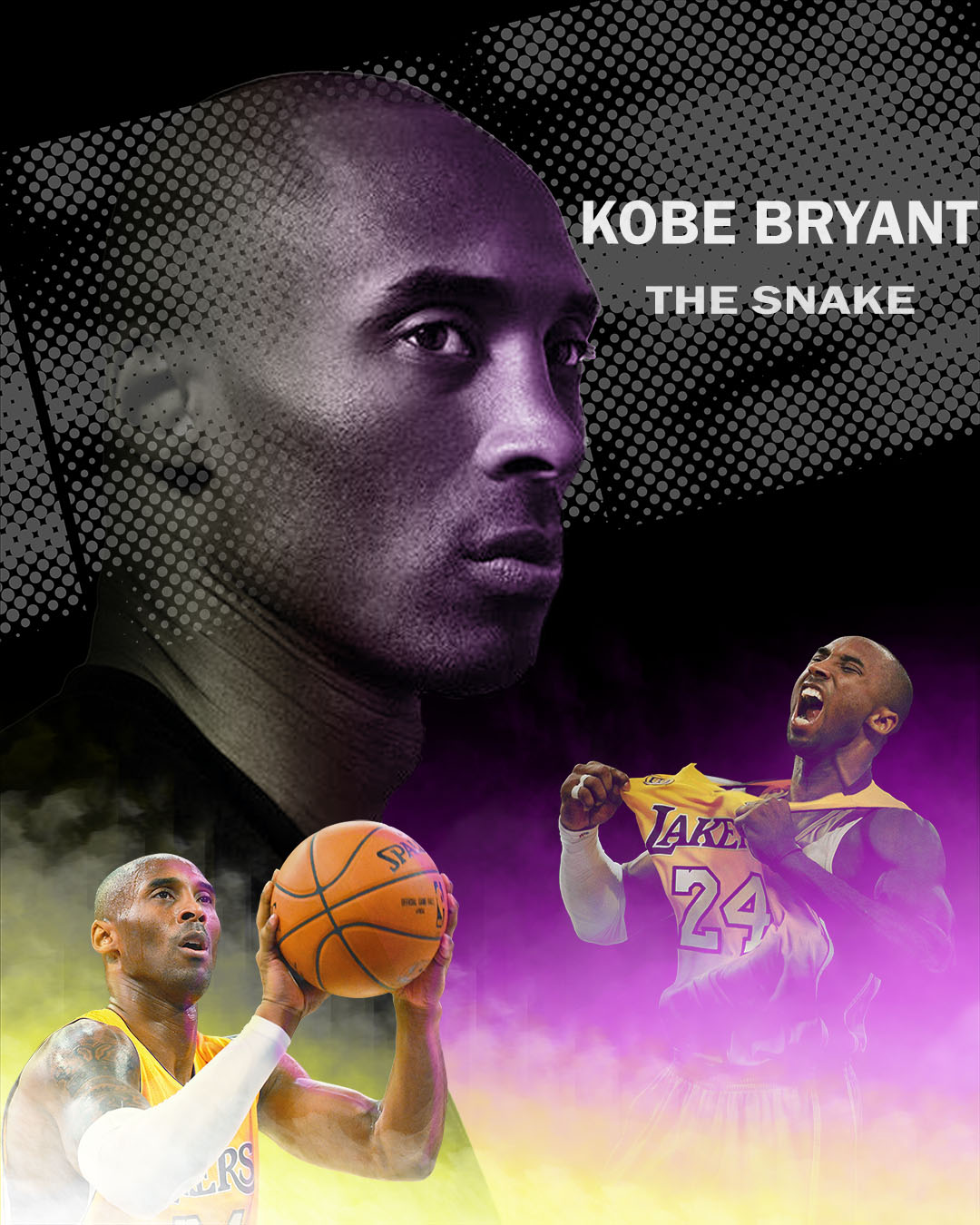 Affiche hommage Kobe Bryant